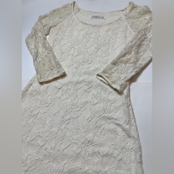 Abercrombie & Fitch Long Sleeve Lace Body-Con Mini Dress Size Small - Picture 13 of 16